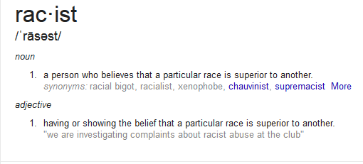 racist definition